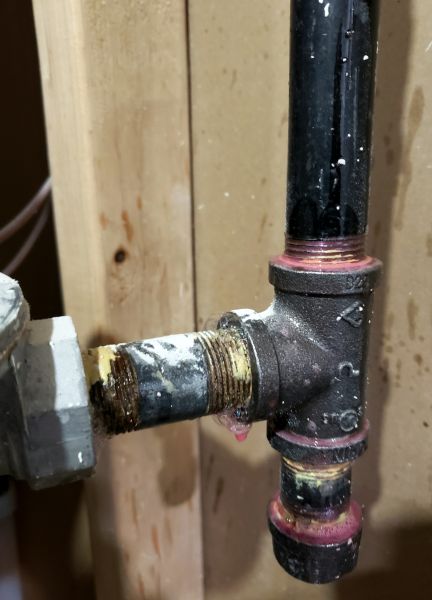 Propane Pipe Repair